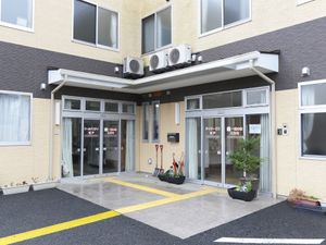 清潔感のあるエントランス