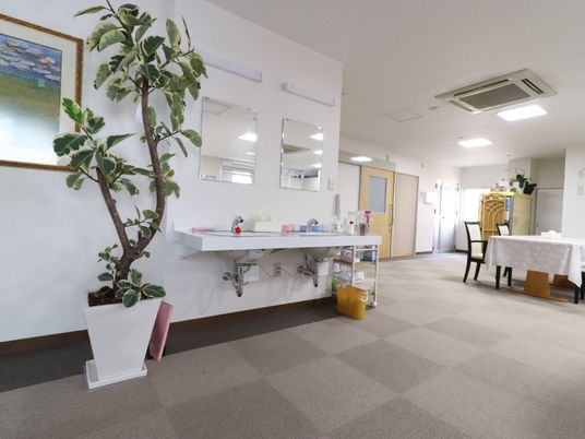 広々とした共有スペース