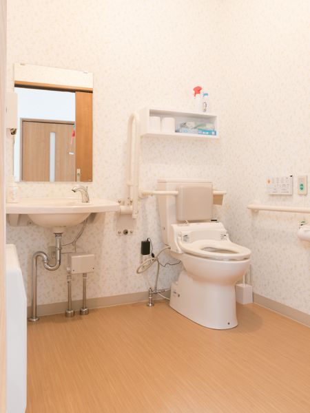 清潔感のあるトイレ空間