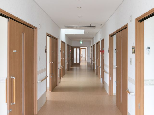 清潔感のある廊下