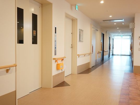 清潔感ある明るい廊下