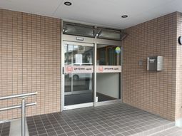 清潔感のある入り口