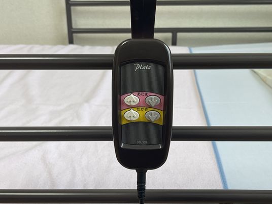 ベッドリモコンのアップ