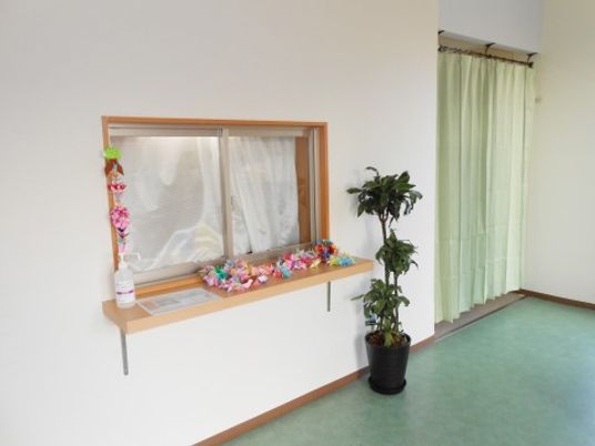 廊下の飾り付け