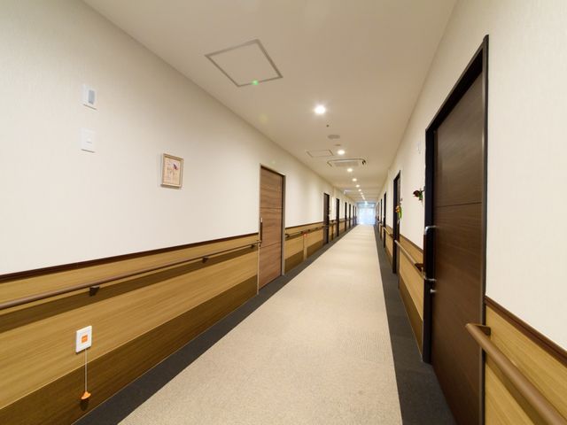 清潔な廊下の様子
