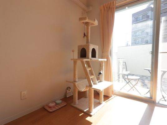 暖かい日差しの居室