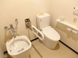 バリアフリーの快適トイレ