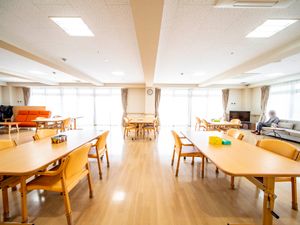 共有リビングの風景