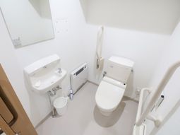 バリアフリーの洗面所