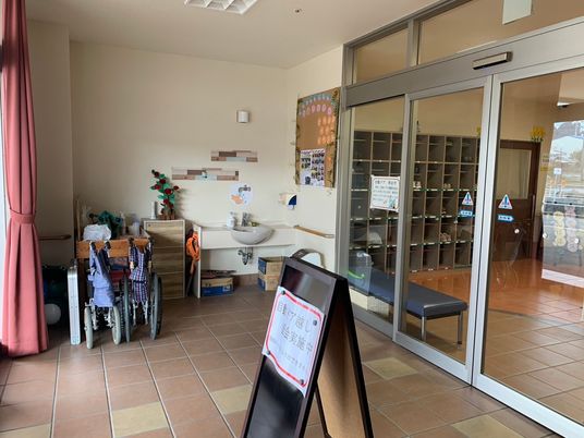 静かなエントランス