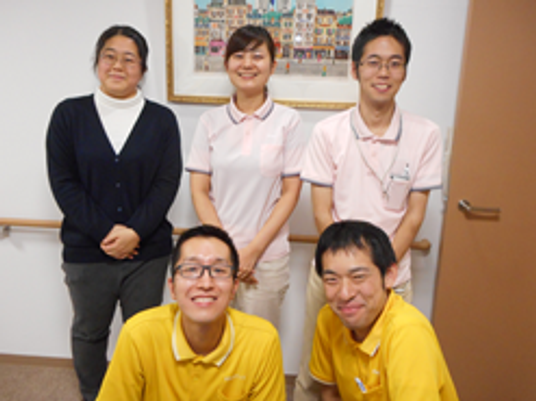 スタッフ集合の廊下  