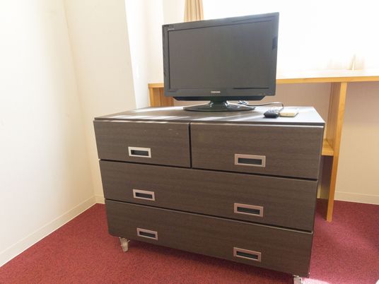 テレビとチェストの居室