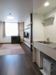 居室の洗面台とテレビ
