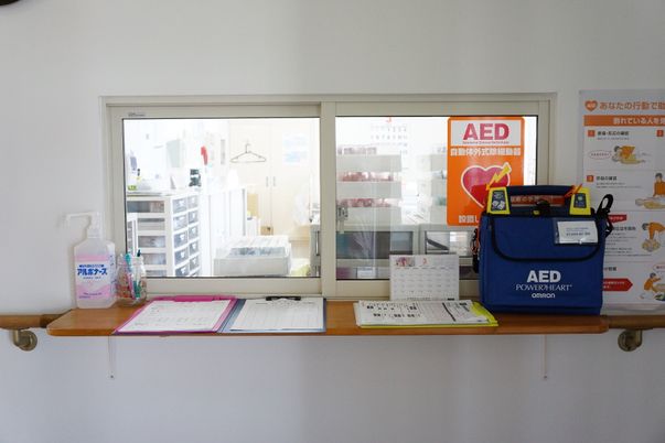 医療設備と情報掲示