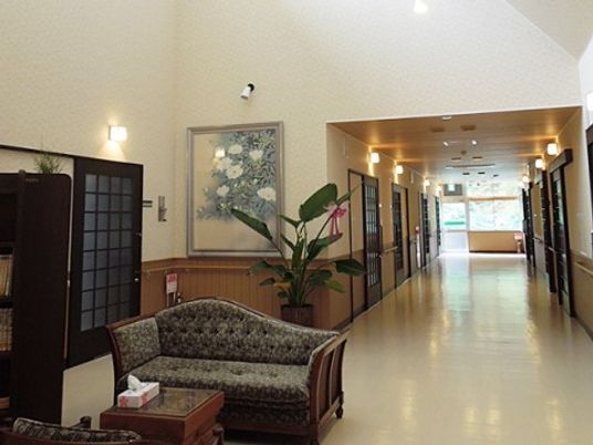 温かみのある廊下