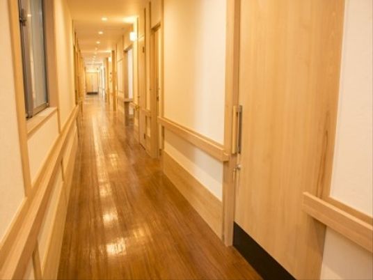 清潔感ある明るい廊下