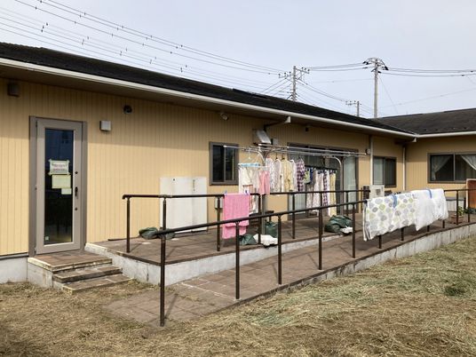 洗濯物の干し場