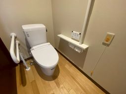 清潔な設備のトイレ