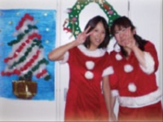 クリスマス衣装のスタッフ