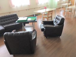 ラウンジの快適空間