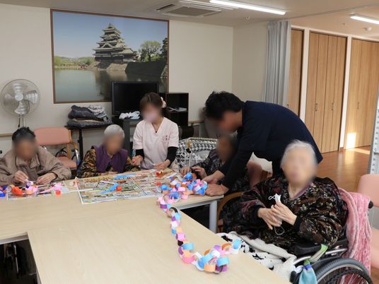 活動中の多目的室
