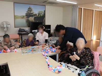 活動中の多目的室