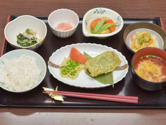 日本式の健康的な食事