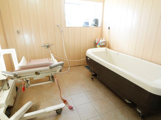 利用者の安全を考えた浴室