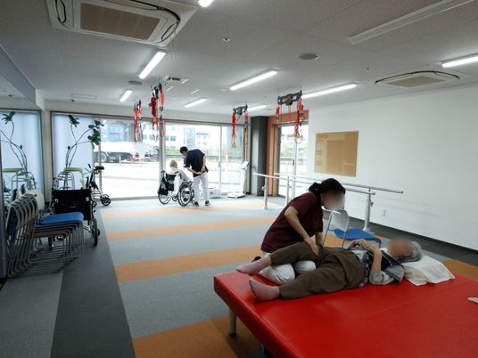 広々とした機能訓練室