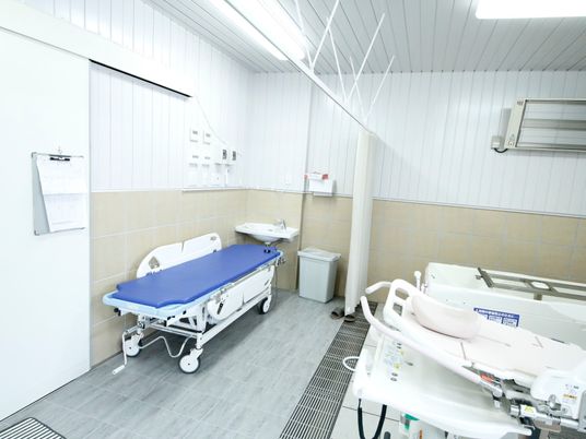 清潔な浴室設備