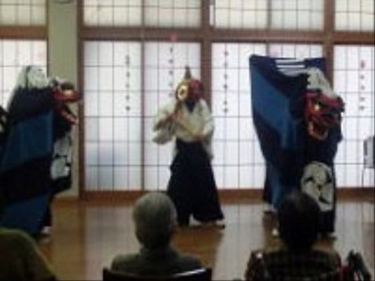 和室でのお祭り風景