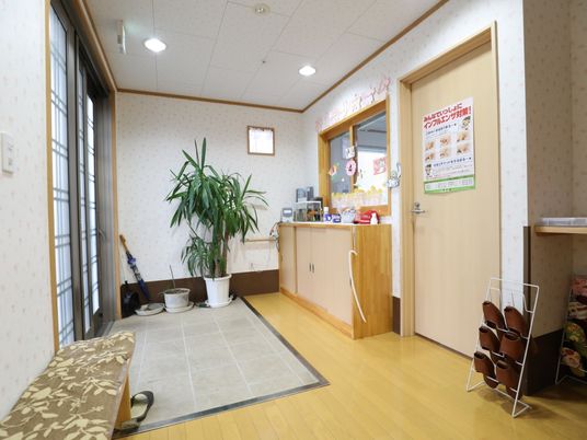 居心地の良いフロントエリア