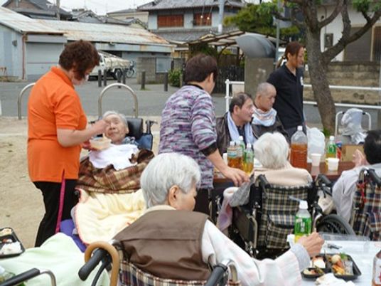 屋外での楽しいひととき