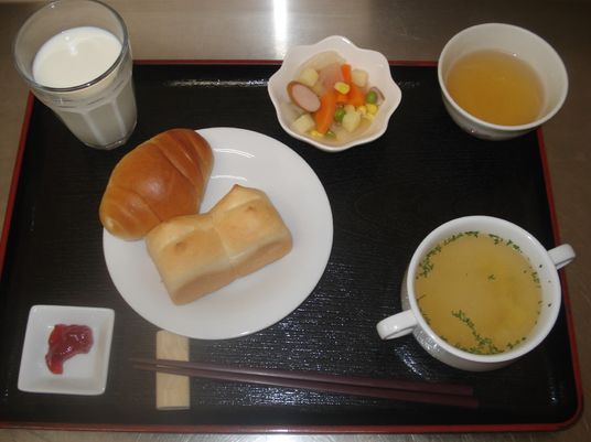 栄養バランスの取れた朝食