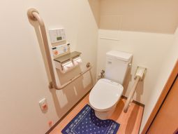 清潔なトイレの一角