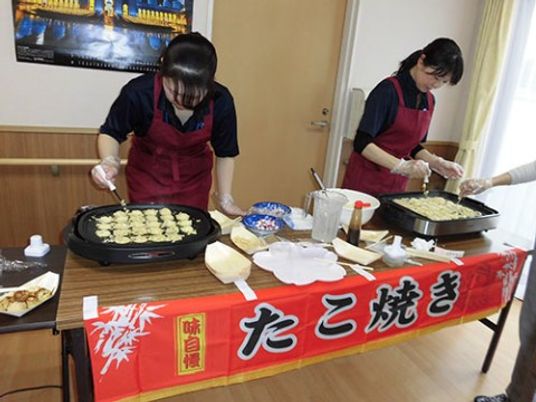 たこ焼き作りのイベント