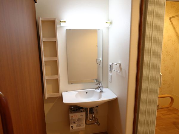 清潔感ある洗面台周辺