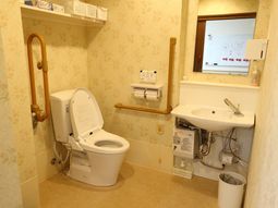 バリアフリーのトイレ