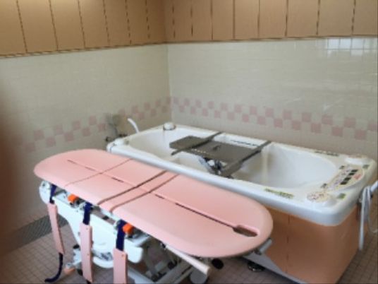機能充実の介護用浴槽