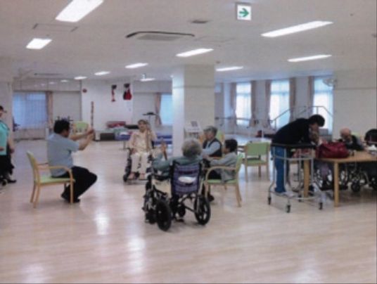 機能訓練の様子