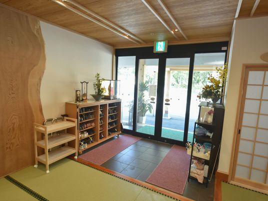 和風エントランスの様子