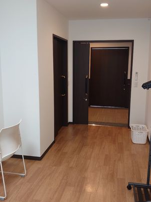 キレイな部屋の入口