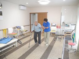 歩行訓練を行う機能室