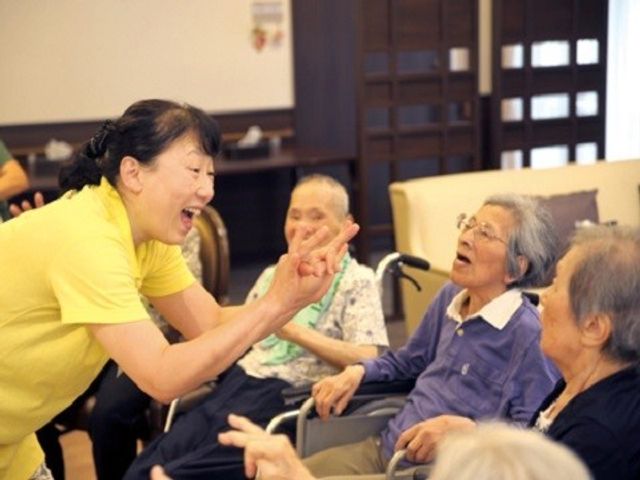 楽しいレクリエーションの様子