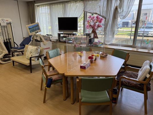 日差しが差し込む部屋