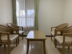 落ち着いた相談室