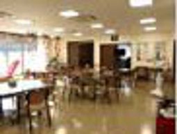 広々とした明るい食堂風景