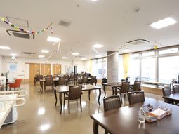 明るい共有スペース