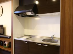 清潔なキッチン一角