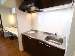 清潔なキッチンコーナー